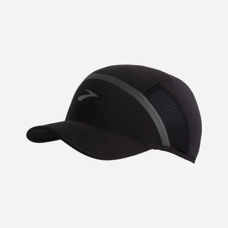 Brooks Base Sun Australia - Women's Running Hat - Black (394017-ZRH)